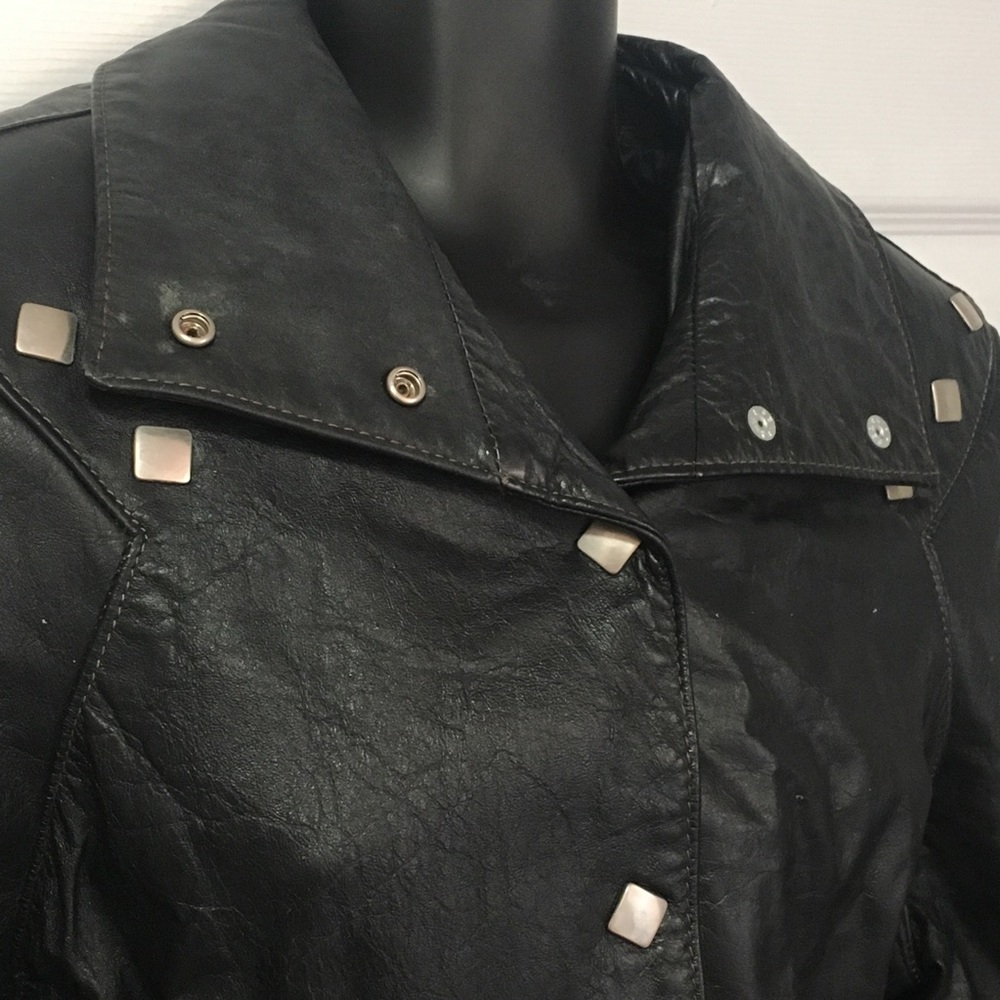 Women’s Leather Biker Jacket